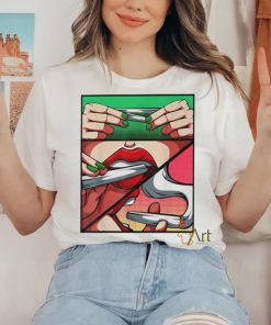 This is a perfect gift for marijuana smoker art shirt