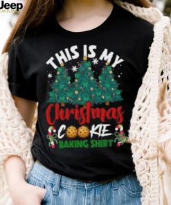 This is my Christmas cookie baking Xmas tree Christmas T Shirt