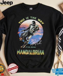 This is the Way Star Wars the Mandalorian signature shirt