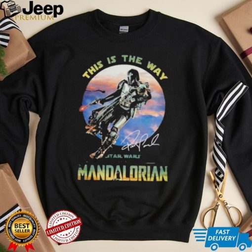 This is the Way Star Wars the Mandalorian signature shirt