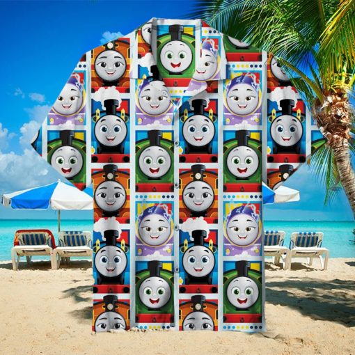 Thomas   Friends Colorful Unisex Hawaiian Shirt