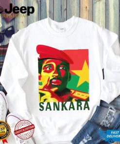 Thomas Sankara African Marxist Revolutionary Cartoon Style Gamer Cult Meme Movie Music Cool Shirt