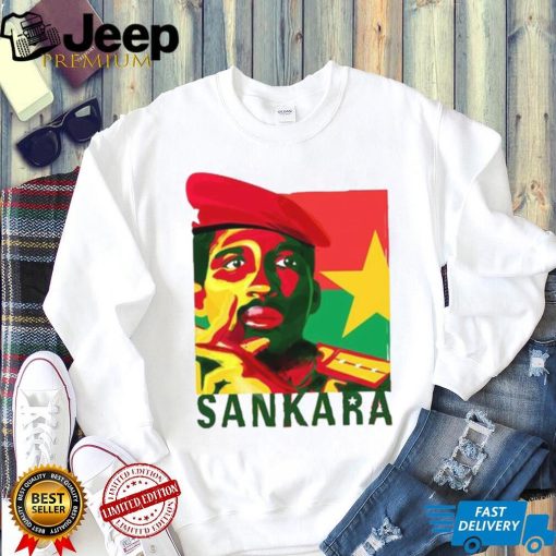 Thomas Sankara African Marxist Revolutionary Cartoon Style Gamer Cult Meme Movie Music Cool Shirt