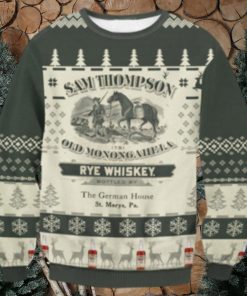 Thompson Rye Whiskey Ugly Sweater