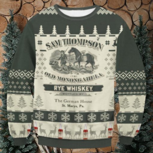 Thompson Rye Whiskey Ugly Sweater