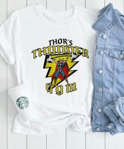 Thor’S Thunder Gym Logo Bodybuilding Shirt