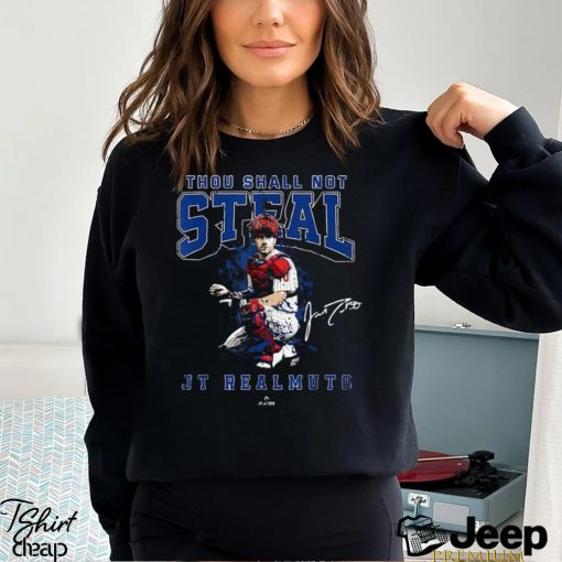 Thou Shall Not Steal Jt Realmuto Philadelphia Mlbpa T Shirt