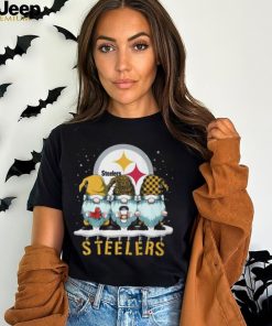 Three Christmas Elves Pittsburgh Steelers Christmas Classic T Shirt