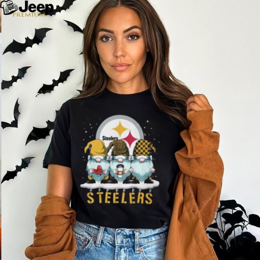 Three Christmas Elves Pittsburgh Steelers Christmas Classic T Shirt