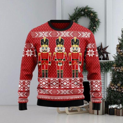 Three Nutcrackers Family Gift Ugly Christmas Sweater