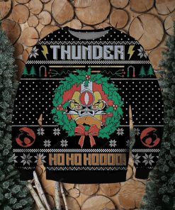 Thunder Ho Ho Ho Ugly Christmas Sweater Perfect Holiday Gift