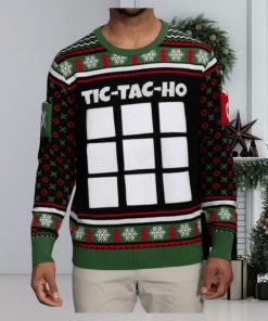 Tic Tac Ho Festive Gamewear Ugly Christmas Sweater