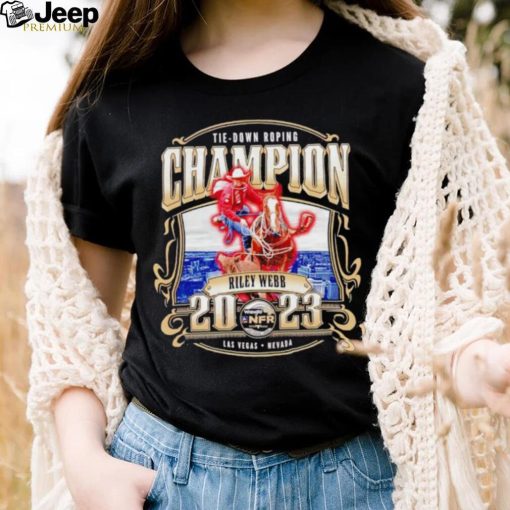 Tie down Roping Champion Riley Webb 2023 shirt