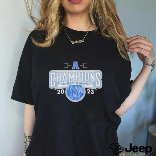 Tiger university of memphis tigers 2023 aac champions t shirt