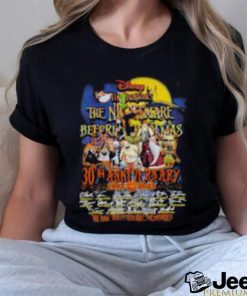 Tim Burton’s The Nightmare Before Christmas 30th Anniversary 1993 2023 Memories Shirt