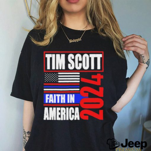 Tim Scott 2024 Faith In American Shirt