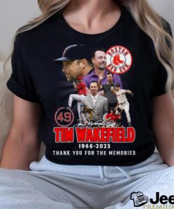 Tim Wakefield 49 Boston Red Sox 1966 2023 Memories T Shirt