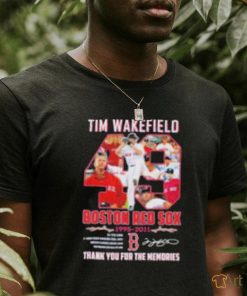 Tim Wakefield Boston Red Sox 1995 – 2011 Thank You For The Memories T Shirt