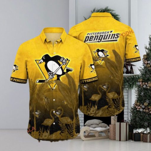 Time Aloha Shirt NHL Pittsburgh Penguins Hawaiian Shirt