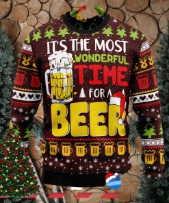 Time For Beer Christmas Ugly Sweater