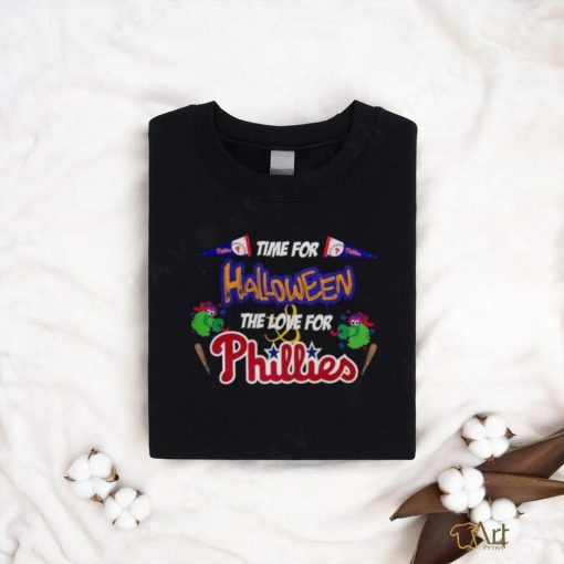 Time For Halloween the love for Philadelphia Phillies shirt