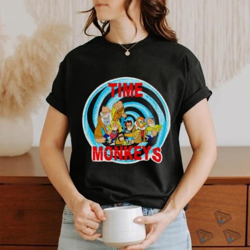 Time Monkeys cartoon shirt