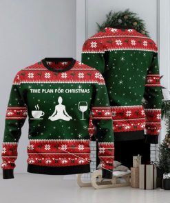 Time Plan For Christmas Yoga Sweater