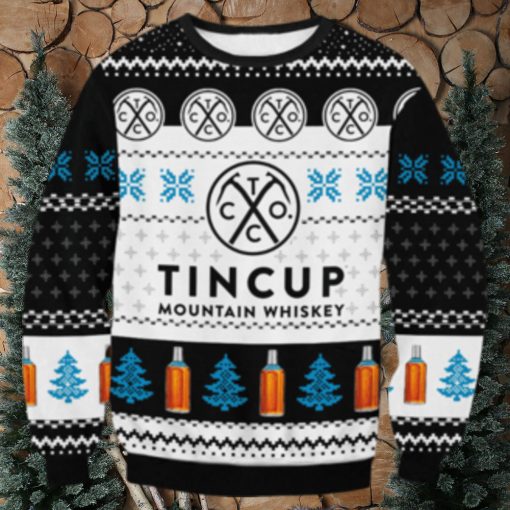 Tin Cup Whiskey Ugly Sweater