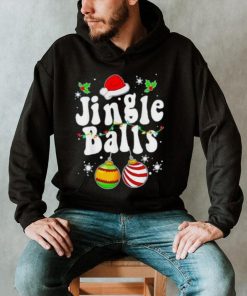 Tinsel Tits And Jingle Balls Matching Couple Merry Christmas Shirt