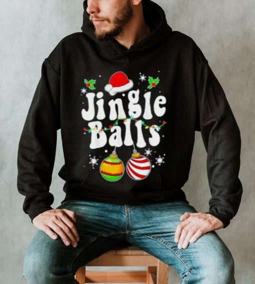 Tinsel Tits And Jingle Balls Matching Couple Merry Christmas Shirt