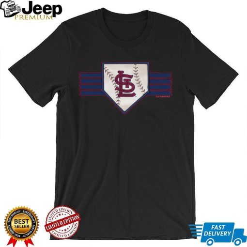 Tiny Turnip St. Louis Cardinals Infant Red Base Stripe T Shirt