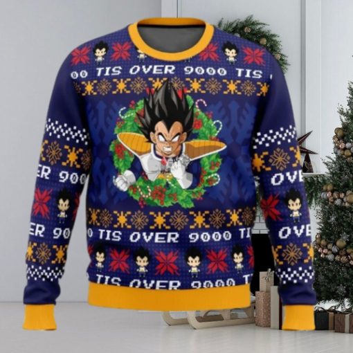 Tis Over 9000 Dragon Ball Z Ugly Christmas Sweater