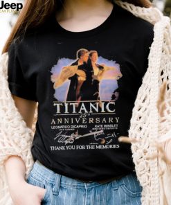 Titanic 25th Anniversary Thank You For The Memories T Shirt