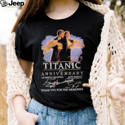 Titanic 25th Anniversary Thank You For The Memories T Shirt