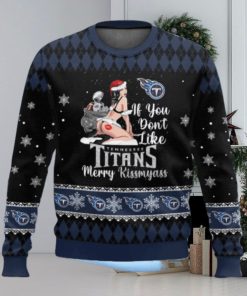 Titans Football Merry Kissmyass Ugly Christmas Sweater