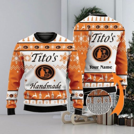 Tito’s Handmade Vodka Christmas Custom 3D Ugly Sweater