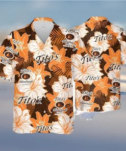 Tito’s Hawaiian Shirt Beach Gift For Vodka Lovers