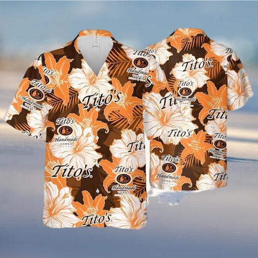 Tito’s Hawaiian Shirt Beach Gift For Vodka Lovers