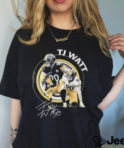 Tj Watt Pittsburgh Steelers 2023 signatures shirt