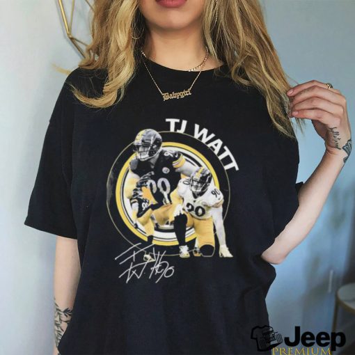 Tj Watt Pittsburgh Steelers 2023 signatures shirt