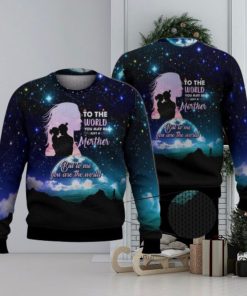 To Me You Are The World Mother’S Day 3D Full Print Ugly Sweater Christmas Gift Sweater