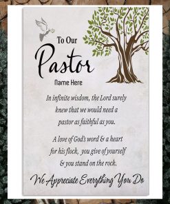 To Our Pastor Vertical Poster