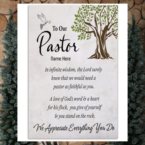 To Our Pastor Vertical Poster