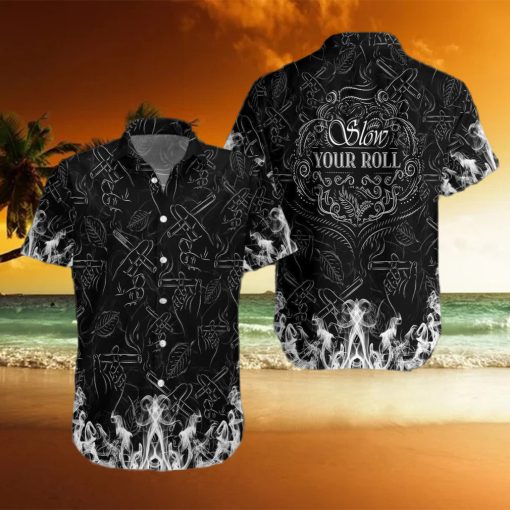 Tobacco Seamless Pattern Hawaiian Shirt