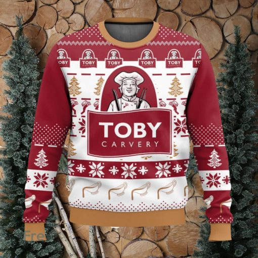 Toby Carvery Christmas Gift Ugly Sweater 3D All Over printed