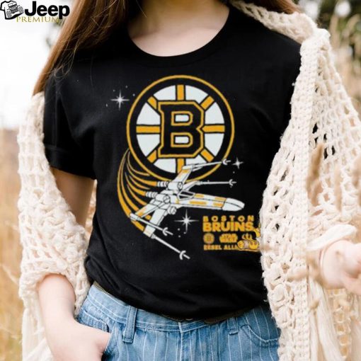 Toddler Boston Bruins Black Star Wars Rebel Alliance sport shirt