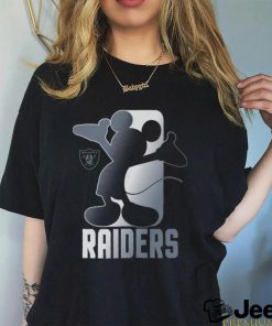 Toddler Las Vegas Raiders Black Disney Cross Fade T Shirt