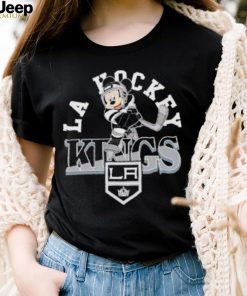 Toddler Los Angeles Kings Black Putting Up Numbers Mickey mouse shirt