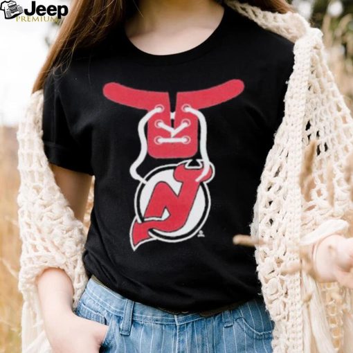 Toddler New Jersey Devils Black MVP Lace sport shirt