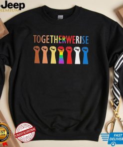 Together We Rise Unity Design Black History Shirt